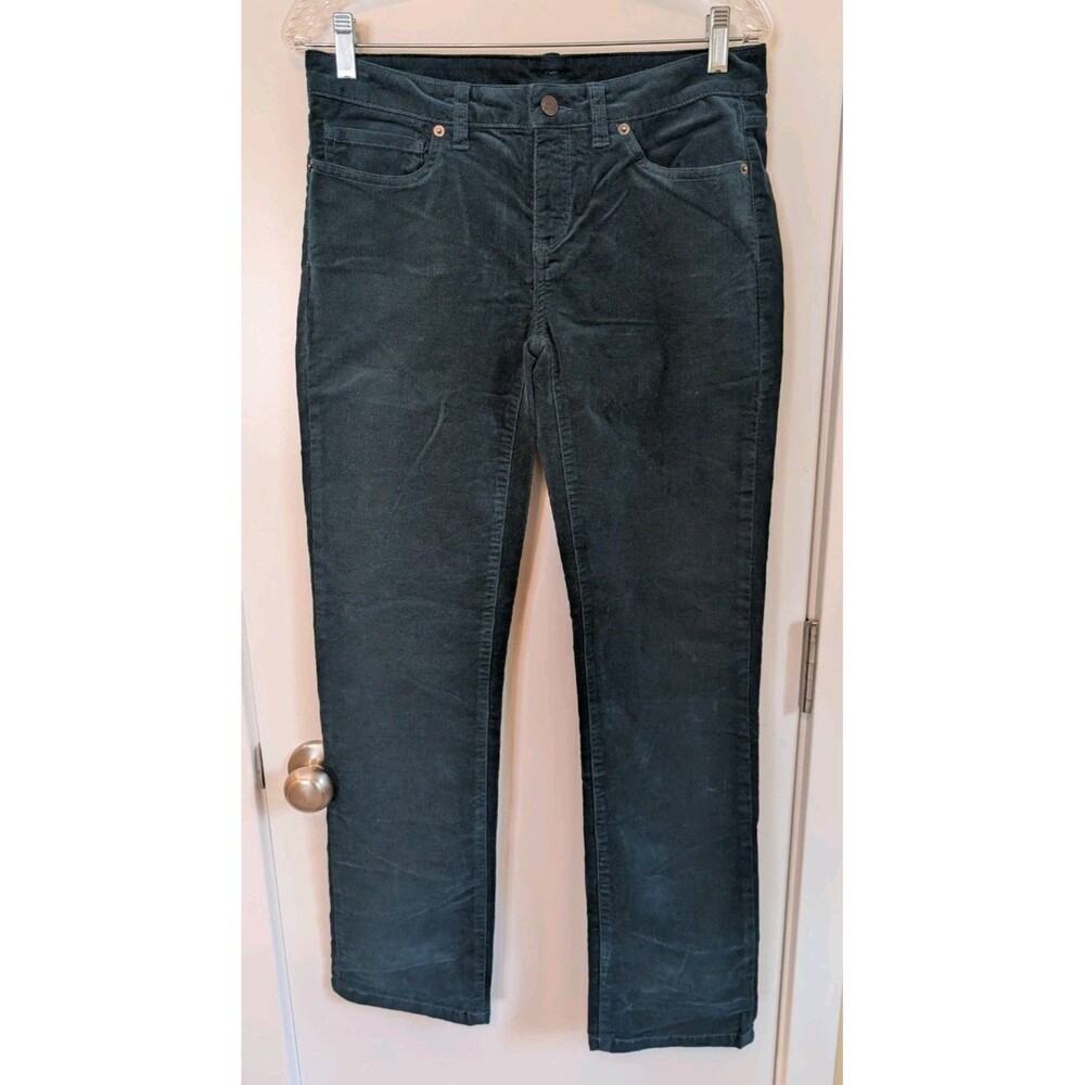 Patagonia Corduroy Pants Women's 29 Teal Organic Straight Leg Low Rise‎ Fall